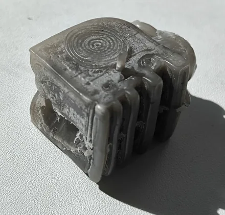First successful part injected by InFlux