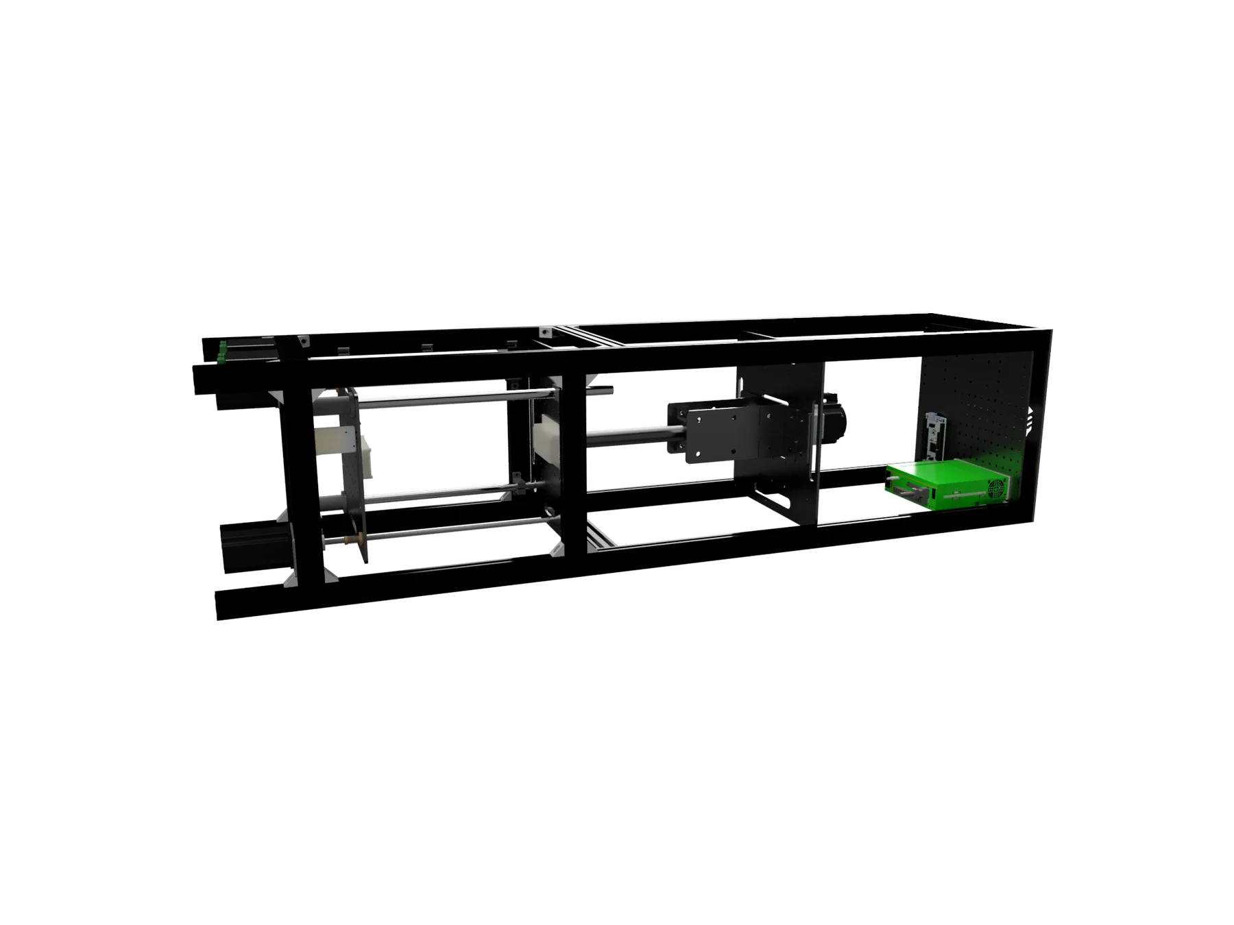 CAD render of the InFlux Origin MK1 machine